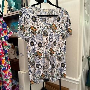 Floral Paisley Women's Top